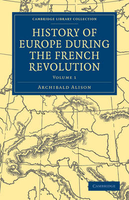 Book cover for History of Europe during the French Revolution