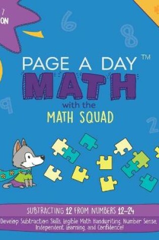 Cover of Page A Day Math Subtraction Book 13