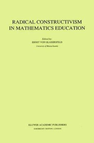 Cover of Radical Constructivism in Mathematics Education