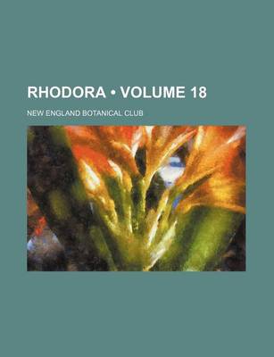 Book cover for Rhodora (Volume 18)