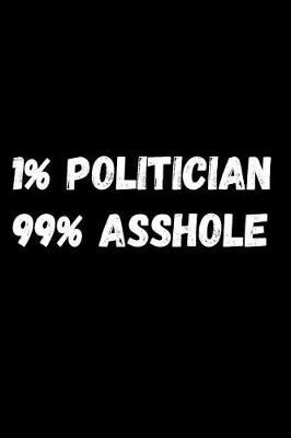 Book cover for 1% Politician 99% Asshole