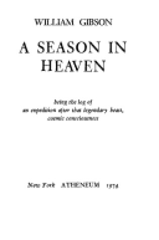 Cover of A Season in Heaven