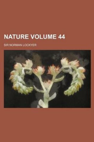 Cover of Nature Volume 44