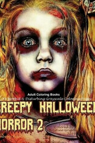 Cover of Adult Coloring Books Creepy Halloween Horror 2