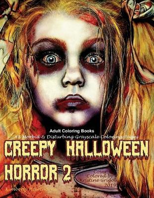 Cover of Adult Coloring Books Creepy Halloween Horror 2