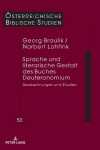 Book cover for Sprache Und Literarische Gestalt Des Buches Deuteronomium