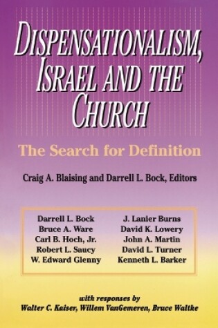 Cover of Dispensationalism, Israel and the Church