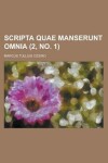 Book cover for Scripta Quae Manserunt Omnia