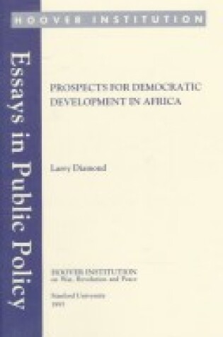 Cover of The Prospects for Democratic Development in Africa