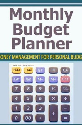 Cover of Monthly Budget Planner