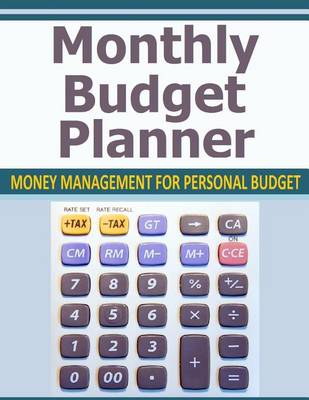 Book cover for Monthly Budget Planner