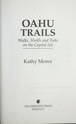 Book cover for Oahu Trails