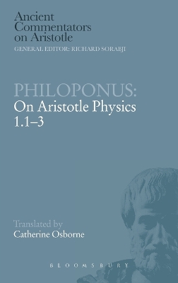 Cover of Philoponus on Aristotle "Physics 1.13"