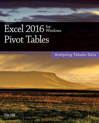 Book cover for Excel 2016 for Windows Pivot Tables