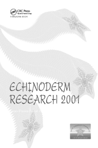 Cover of Echinoderm Research 2001