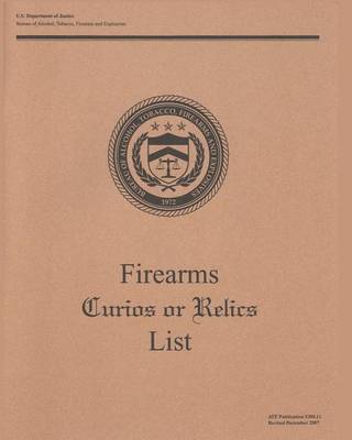 Book cover for Firearms Curios or Relics List