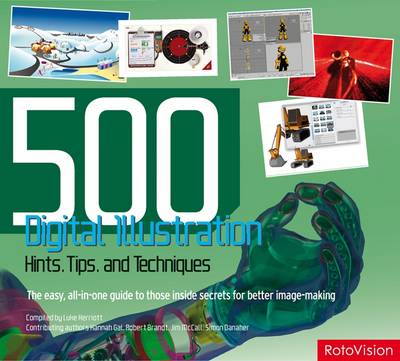 Book cover for 500 Digital Illustration Hints, Tips and Techniques