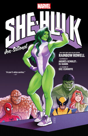 Cover of She-Hulk by Rainbow Rowell Vol. 4: Jen-sational