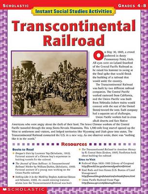 Book cover for Transcontinental Railroad
