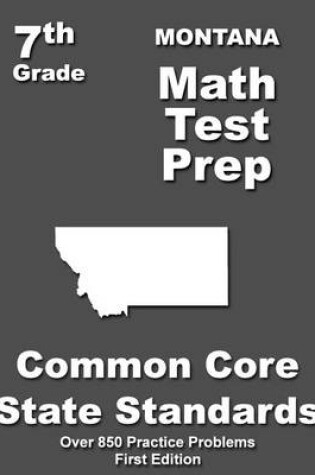 Cover of Montana 7th Grade Math Test Prep