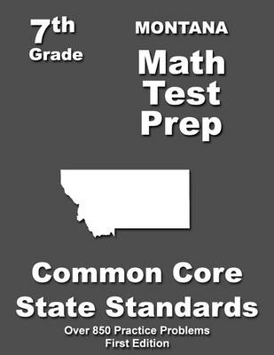 Book cover for Montana 7th Grade Math Test Prep