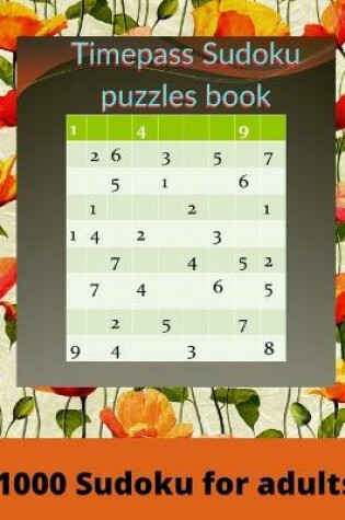 Cover of Timepass Sudoku puzzles book