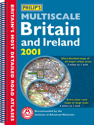 Book cover for Philip's Multiscale Britain and Ireland 2001