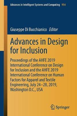 Cover of Advances in Design for Inclusion