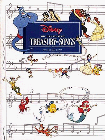 Book cover for Disney the Illustrated Treasury of Songs