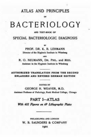 Cover of Atlas and Principles of Bacteriology