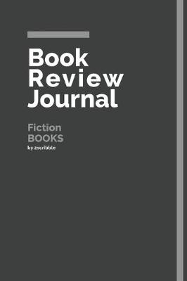 Book cover for Book Review Journal Fiction Books