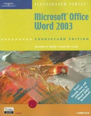 Book cover for Microsoft Office Word 2003, Illustrated Complete, CourseCard Edition