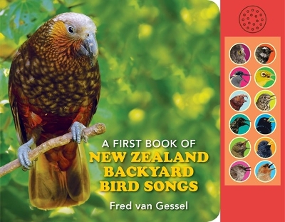 Book cover for A First Book of NZ Backyard Bird Songs