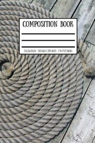 Cover of Sailing Rope Cheese & Wooden Boards Composition Book