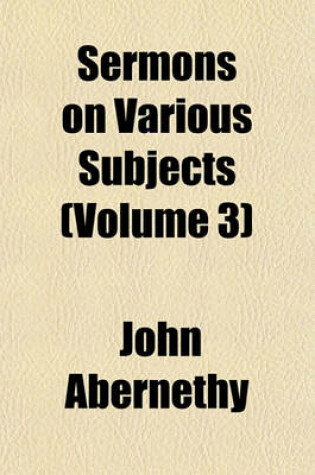 Cover of Sermons on Various Subjects (Volume 3)