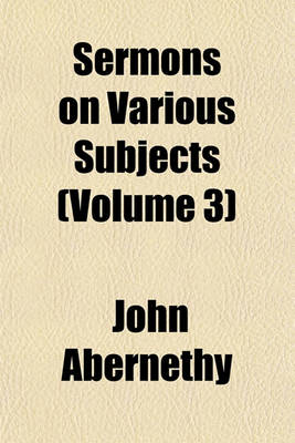 Book cover for Sermons on Various Subjects (Volume 3)