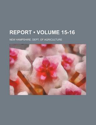 Book cover for Report (Volume 15-16)