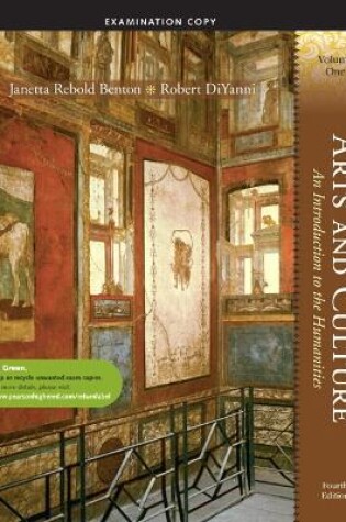 Cover of Instructor's Review Copy for Arts and Culture