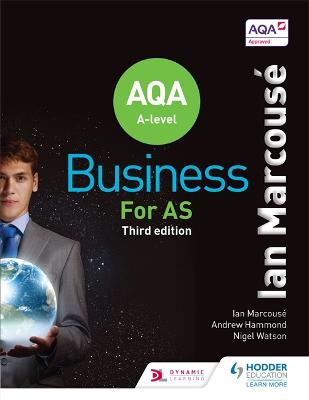Book cover for AQA Business for AS (Marcouse)
