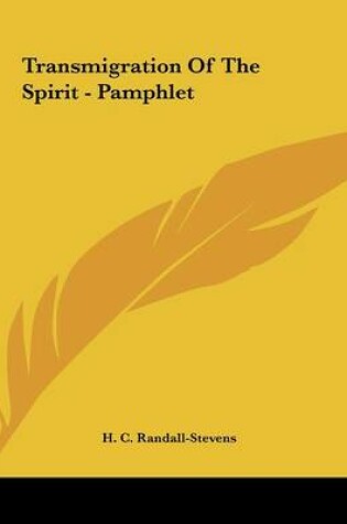 Cover of Transmigration of the Spirit - Pamphlet