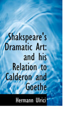 Cover of Shakspeare's Dramatic Art