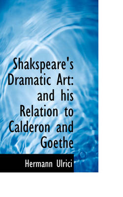 Book cover for Shakspeare's Dramatic Art