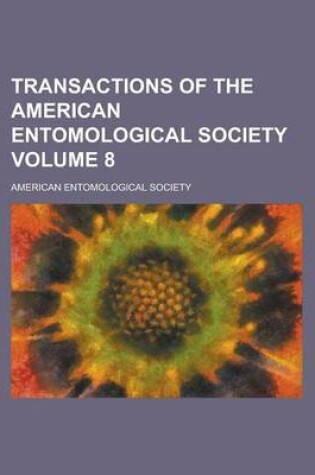 Cover of Transactions of the American Entomological Society (V. 36 1910)