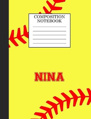 Book cover for Nina Composition Notebook