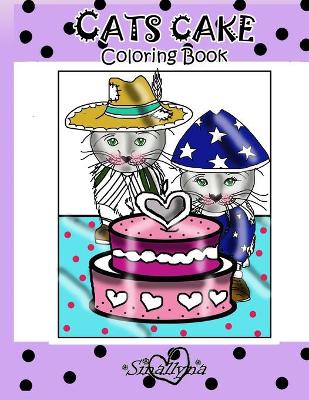 Cover of Cats Cake Coloring Book