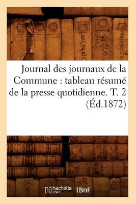 Cover of Journal des journaux de la Commune