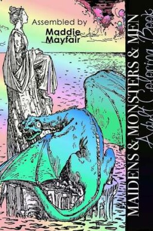 Cover of Maidens and Monsters and Men Adult Coloring Book