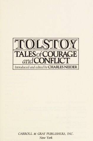 Cover of Tales of Courage and Conflict
