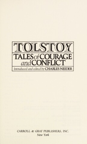 Book cover for Tales of Courage and Conflict