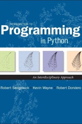 Cover of Introduction to Programming in Python